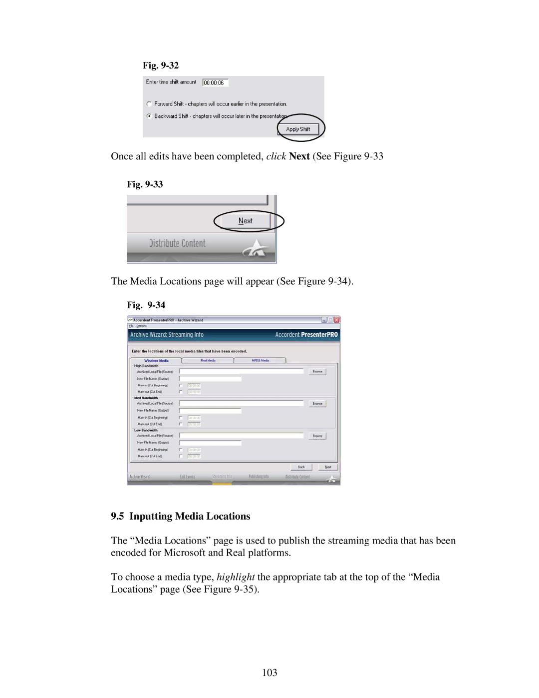 Polycom 6.1 user manual Inputting Media Locations 