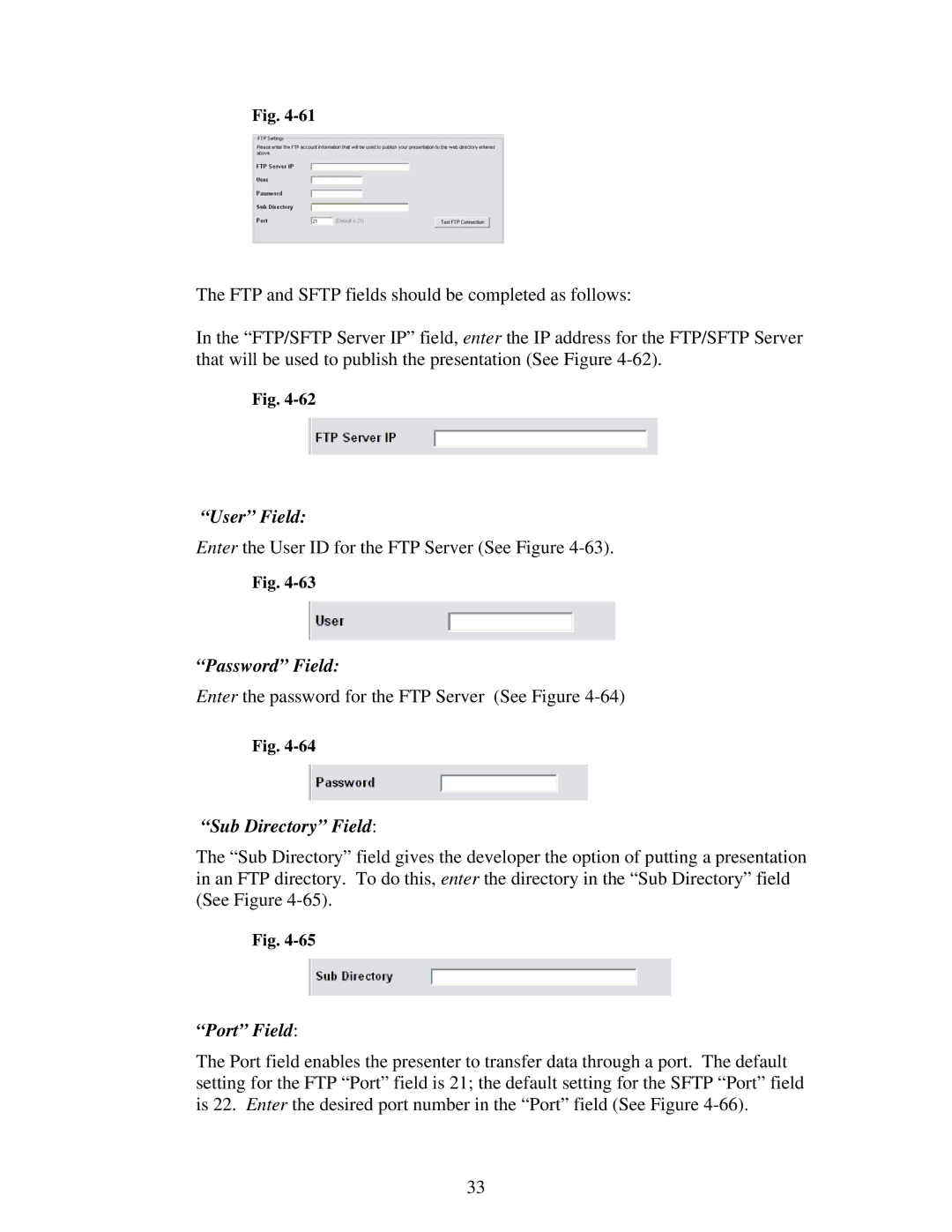 Polycom 6.1 user manual User Field 