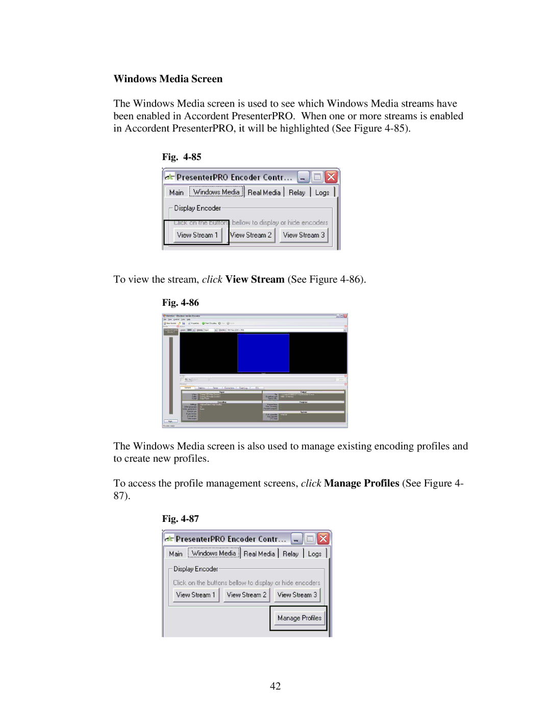 Polycom 6.1 user manual Windows Media Screen 