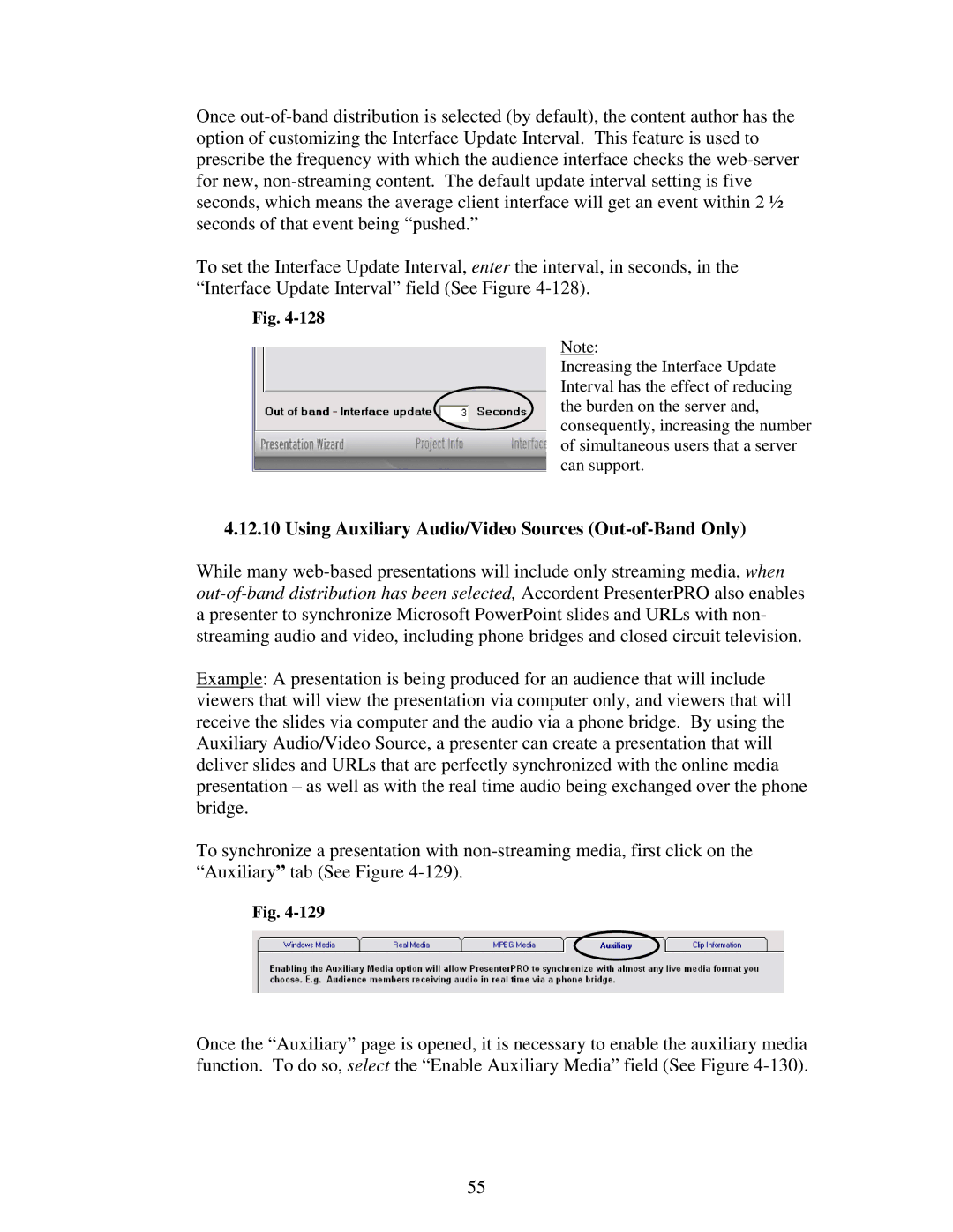 Polycom 6.1 user manual Using Auxiliary Audio/Video Sources Out-of-Band Only 