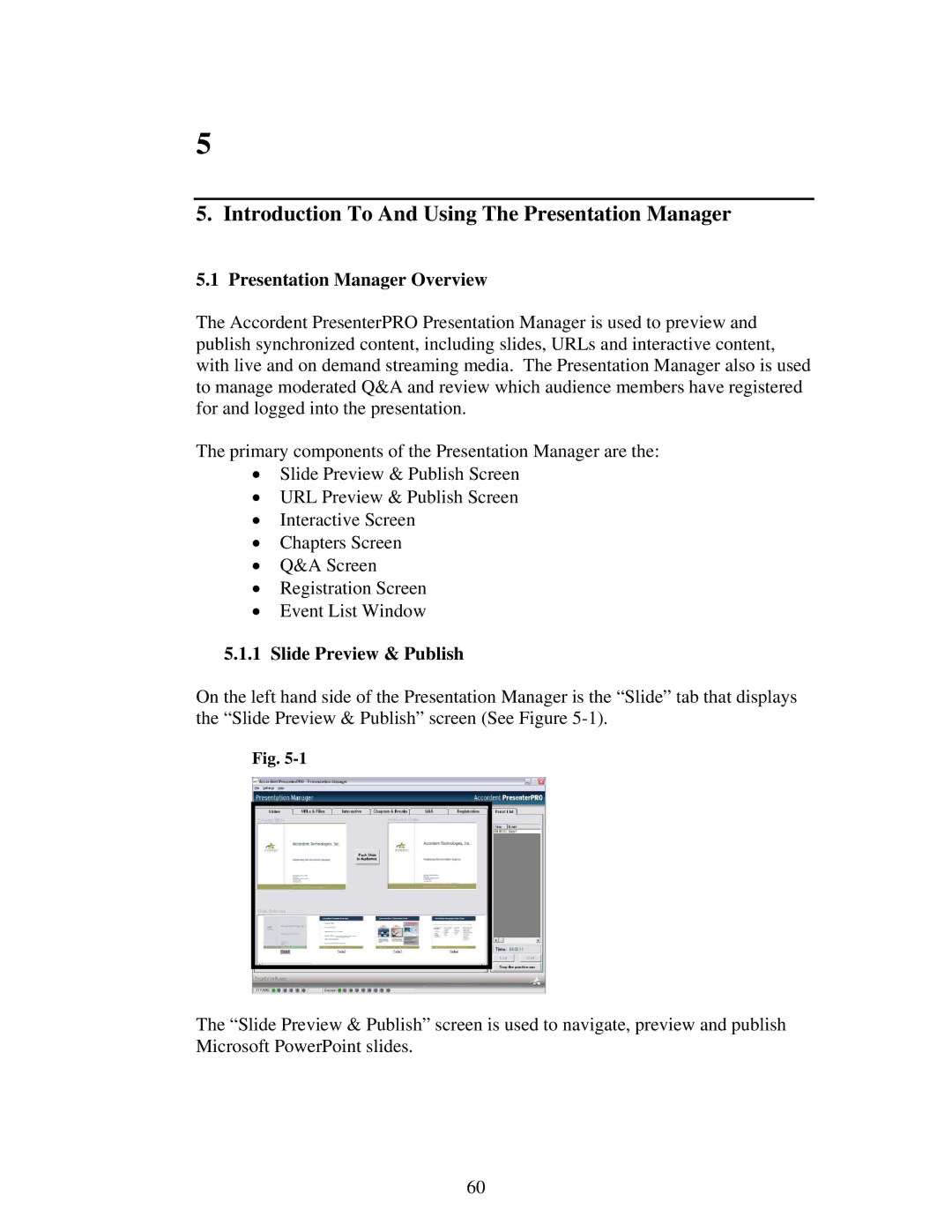 Polycom 6.1 user manual Presentation Manager Overview, Slide Preview & Publish 