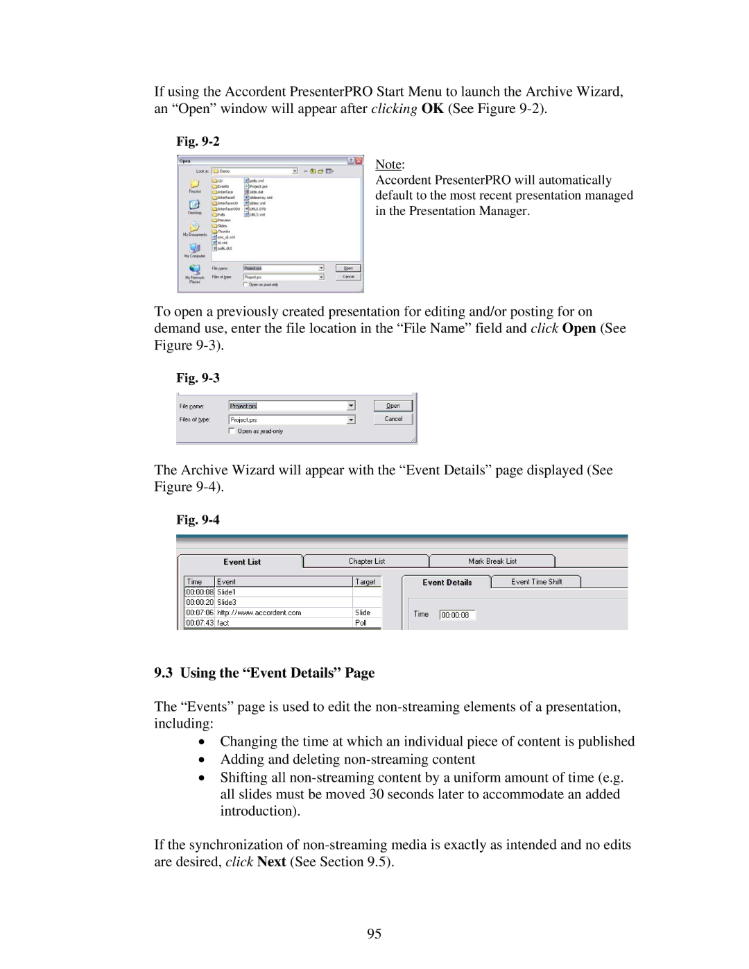 Polycom 6.1 user manual Using the Event Details 