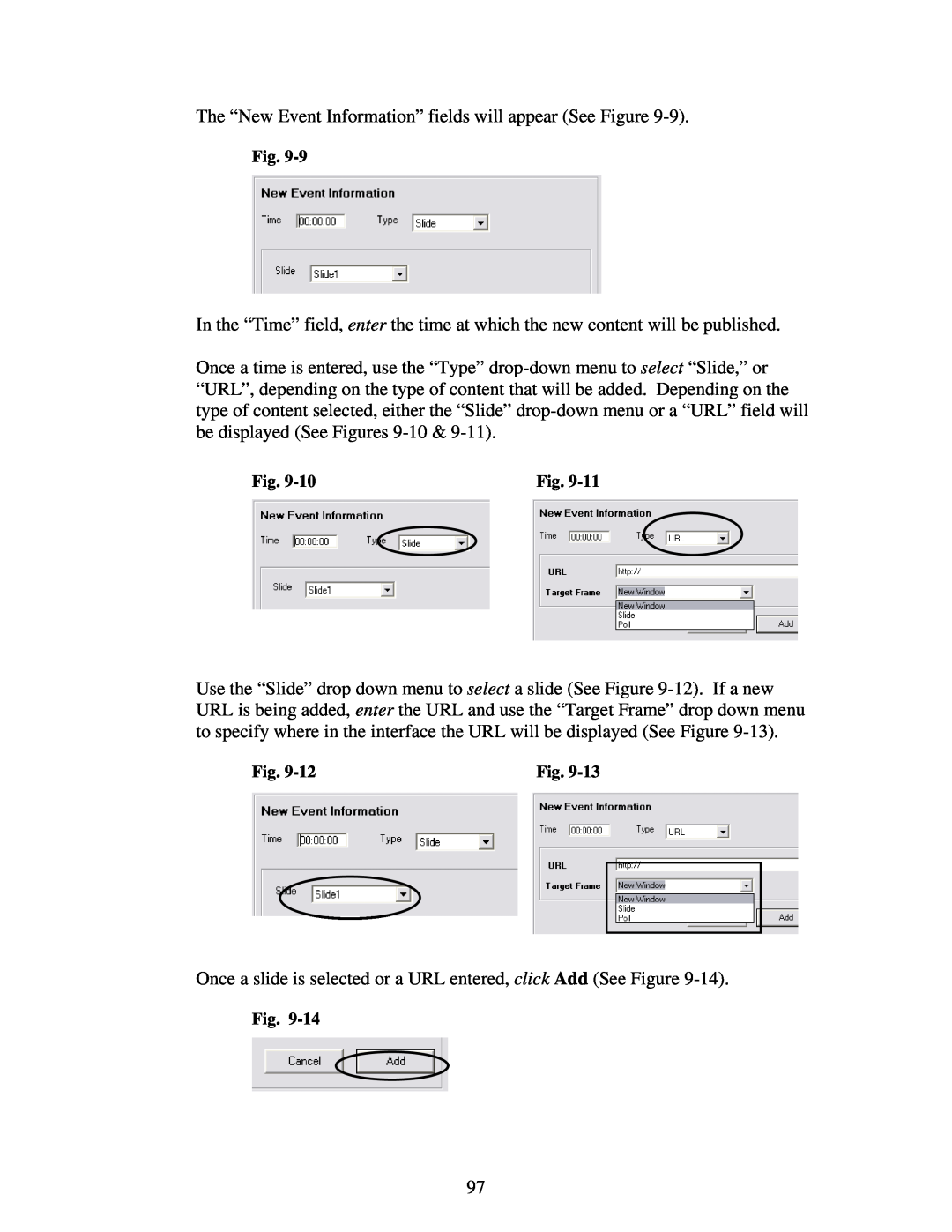 Polycom 6.1 user manual The “New Event Information” fields will appear See Figure 
