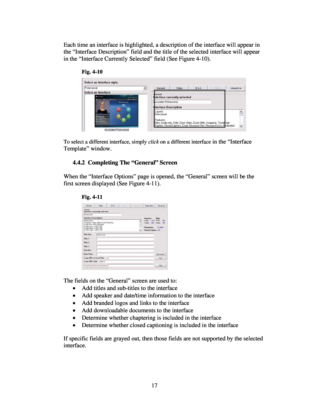 Polycom 6.1 user manual Completing The “General” Screen 