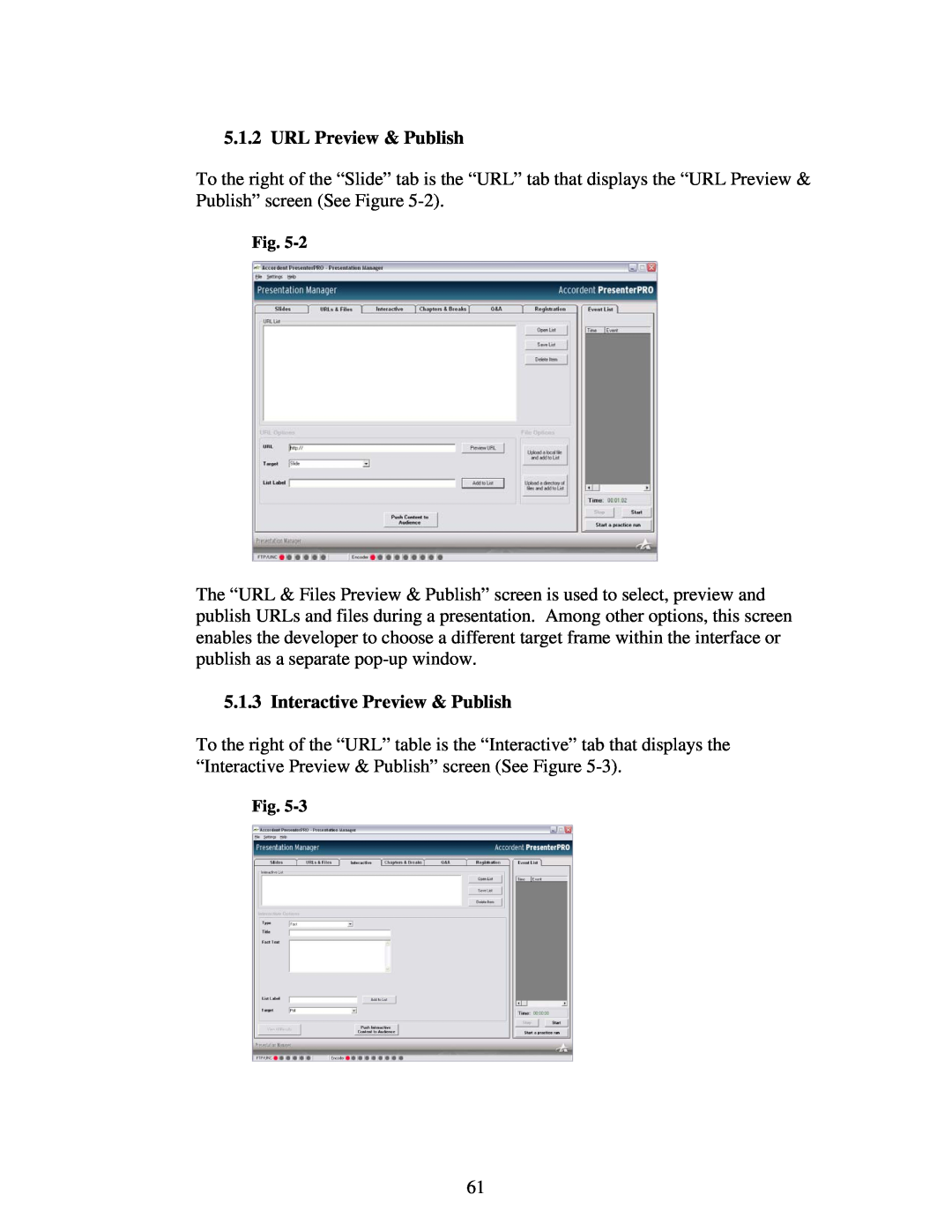 Polycom 6.1 user manual URL Preview & Publish, Interactive Preview & Publish 