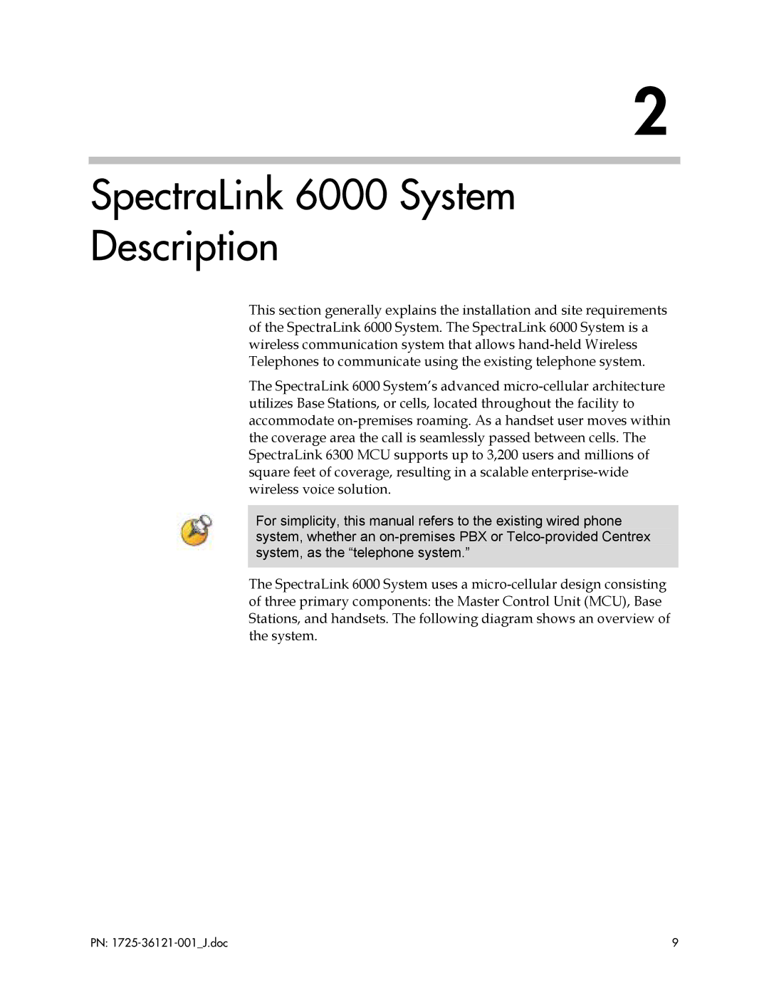 Polycom 6300 MCU manual SpectraLink 6000 System Description 