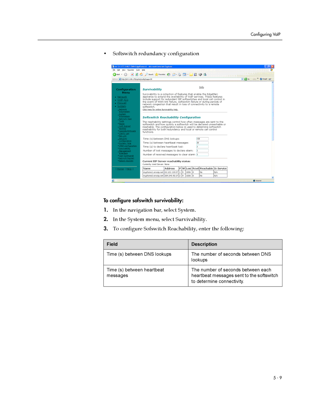 Polycom 6400-S manual Softswitch redundancy configuration 