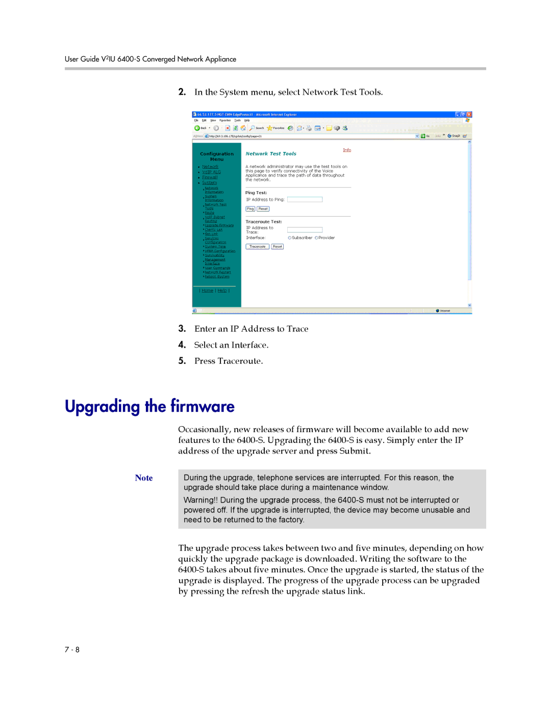 Polycom 6400-S manual Upgrading the firmware 