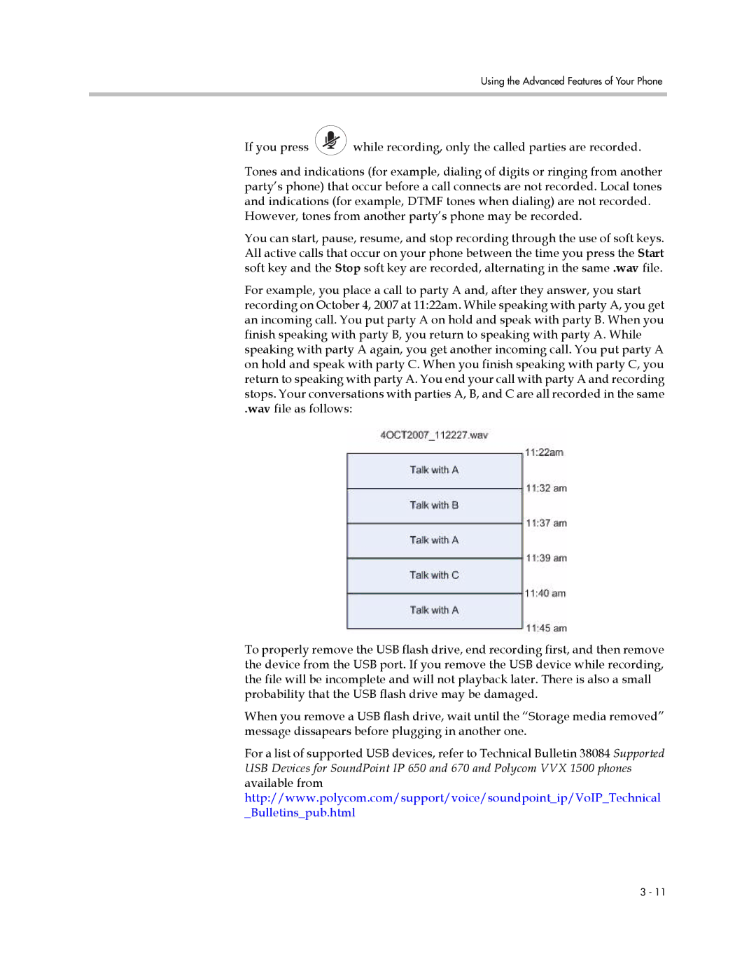 Polycom IP 650 manual Using the Advanced Features of Your Phone 