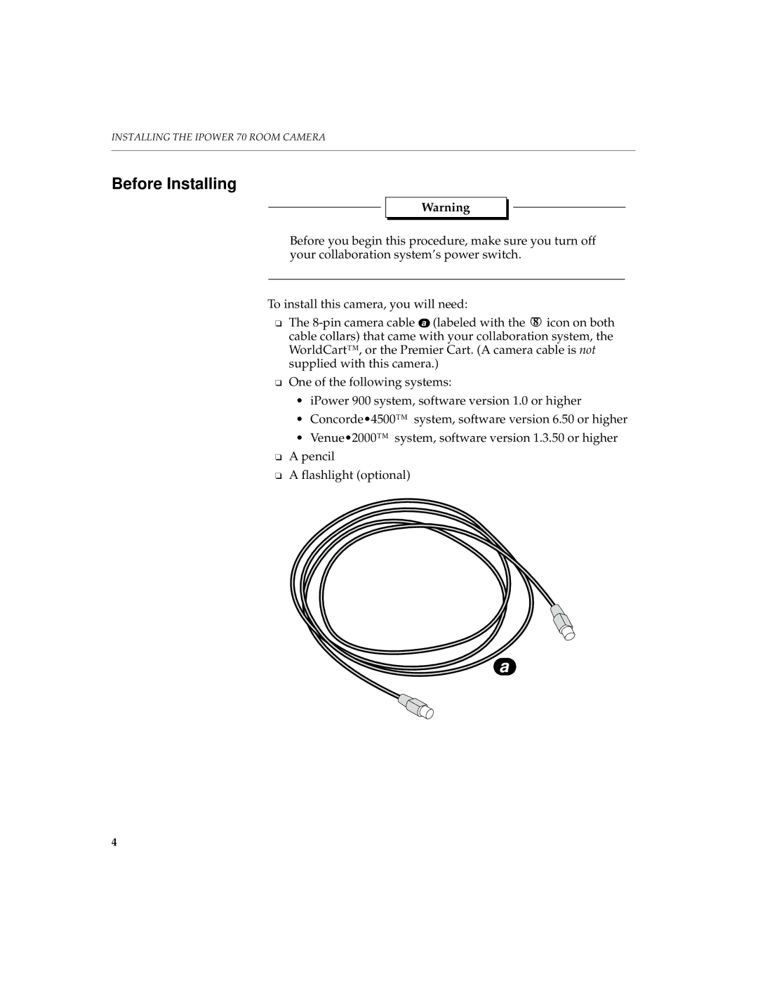 Polycom 70 manual Before Installing 