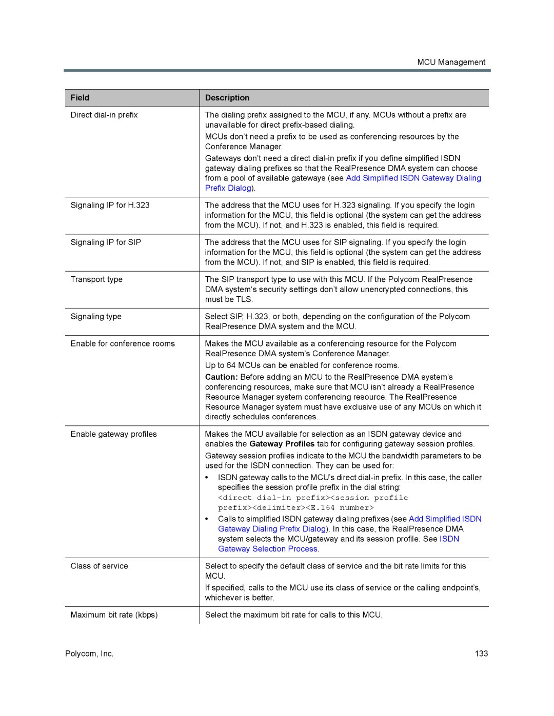 Polycom 7000 manual Prefix Dialog, Gateway Selection Process 