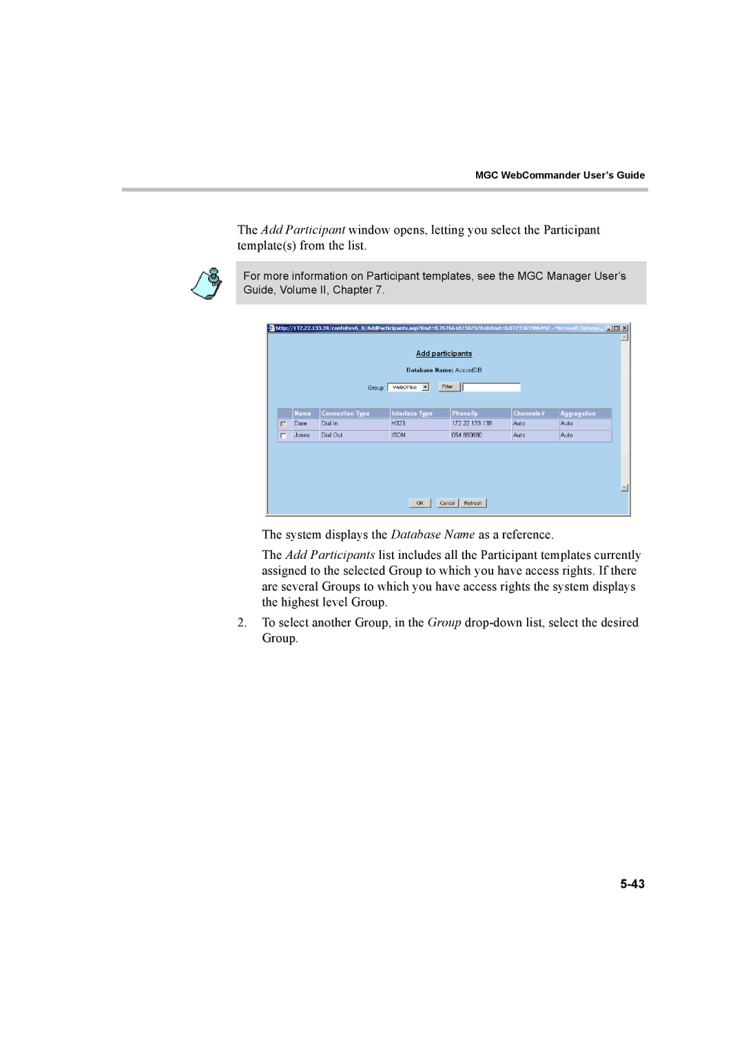 Polycom 8 manual MGC WebCommander User’s Guide 