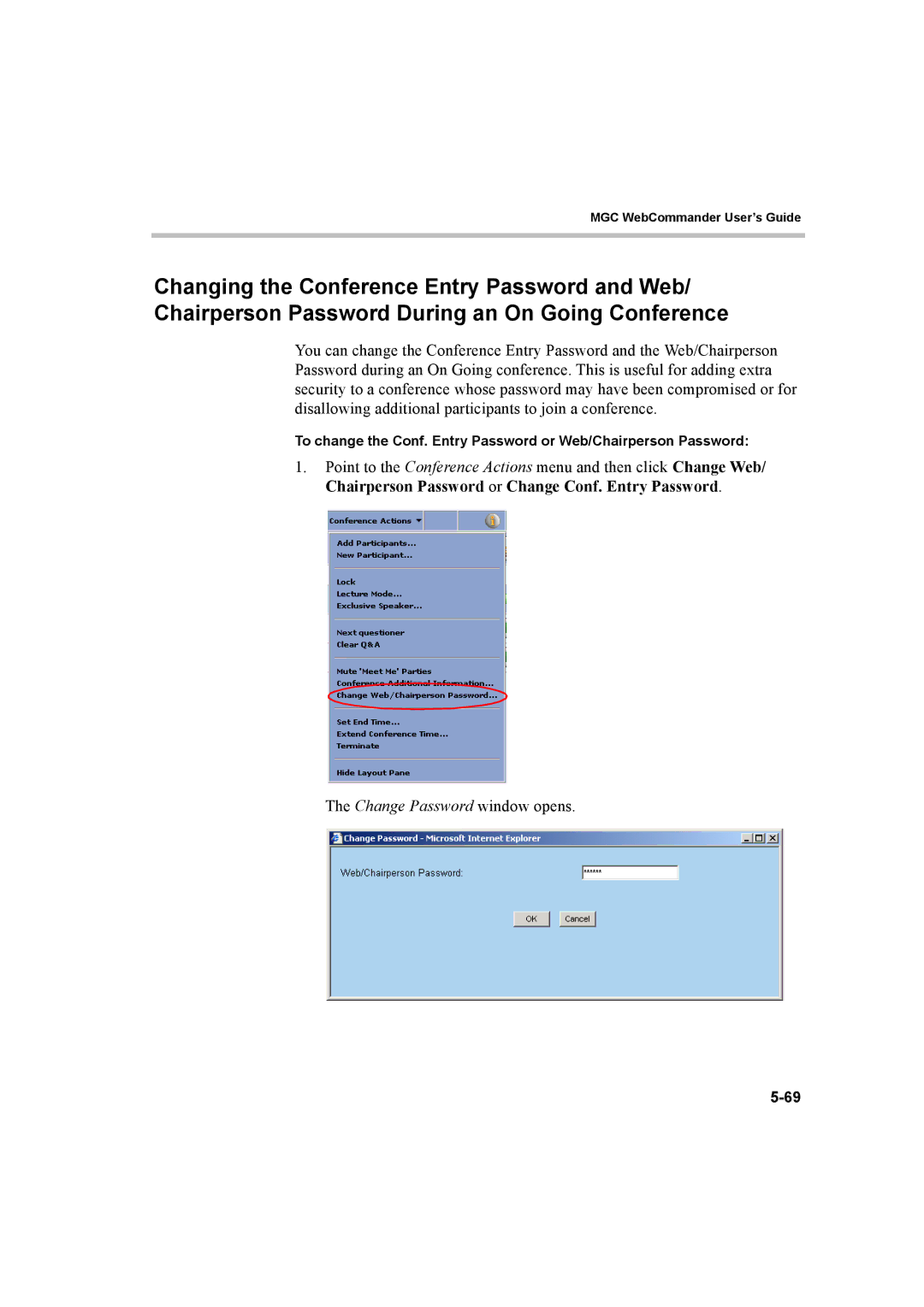 Polycom 8 manual MGC WebCommander User’s Guide 