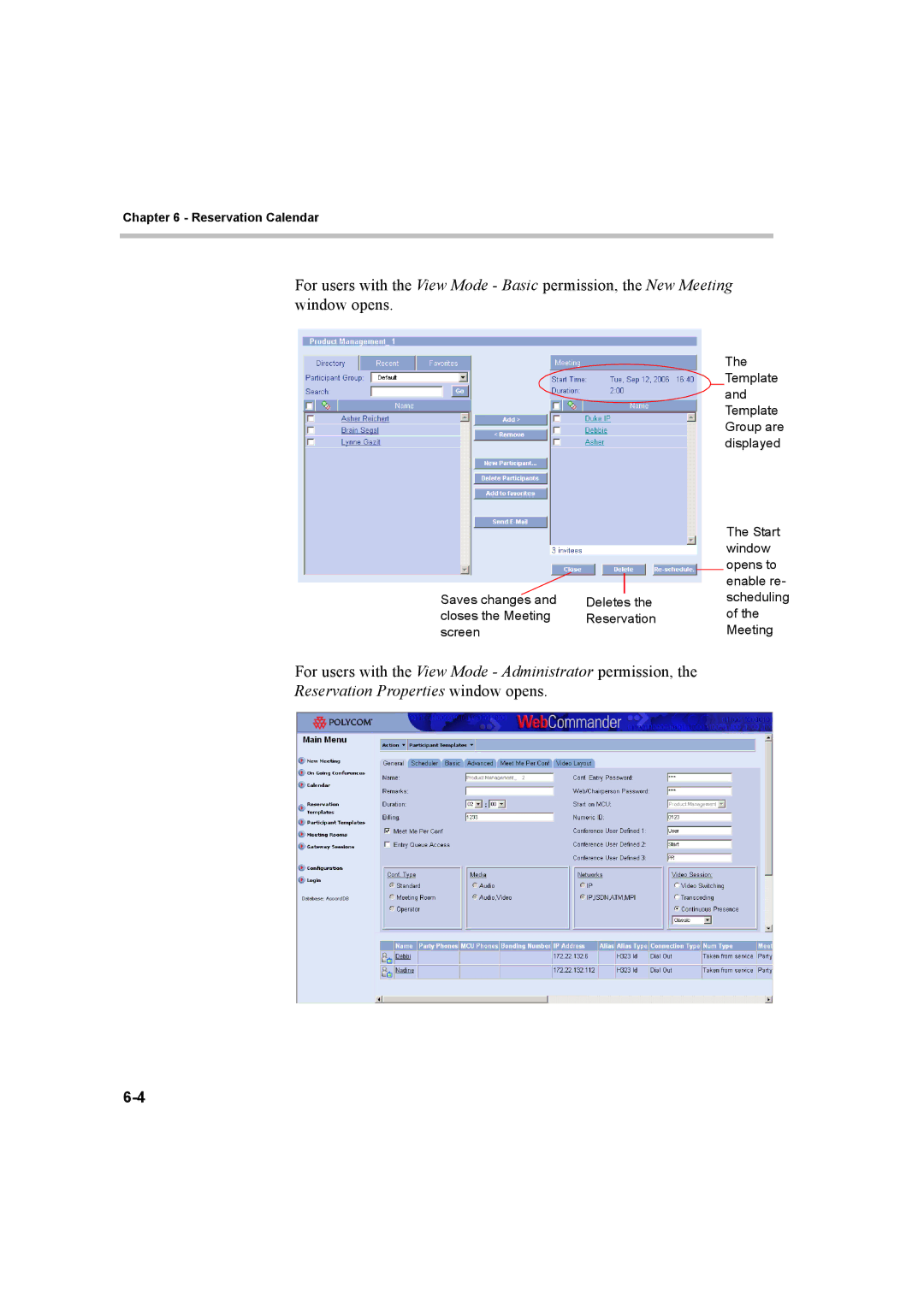 Polycom 8 manual Saves changes 