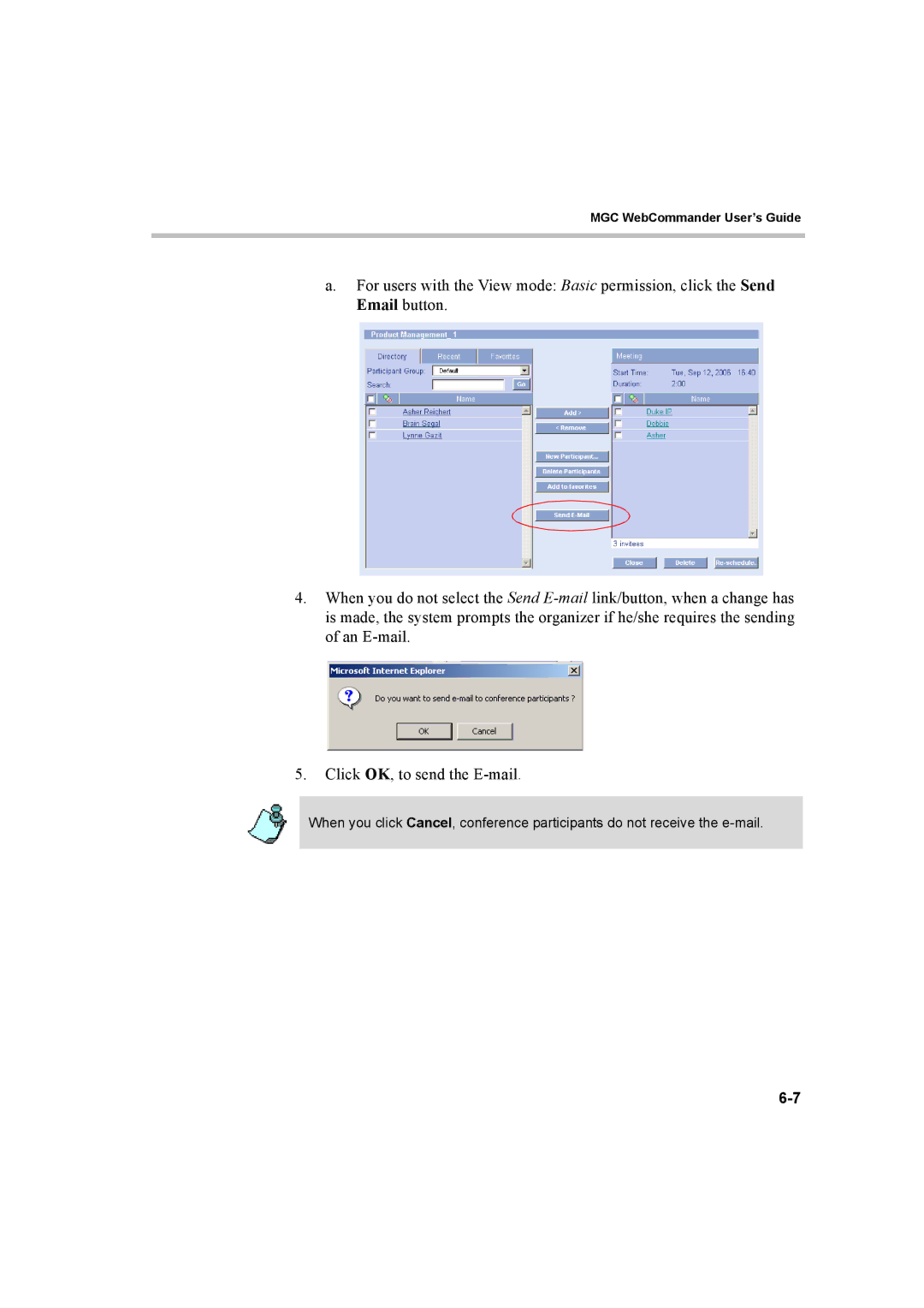 Polycom 8 manual MGC WebCommander User’s Guide 