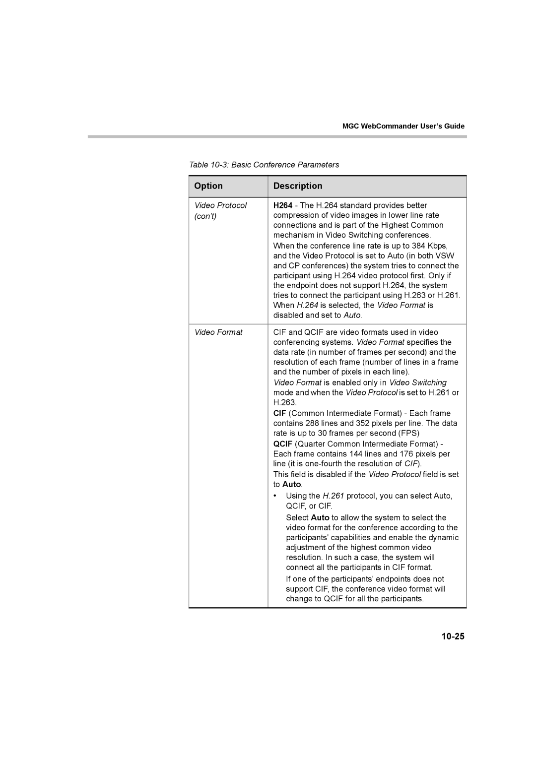 Polycom 8 manual 10-25 