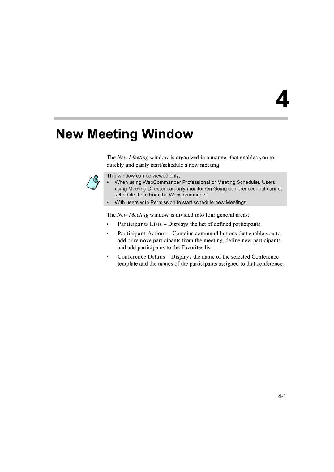 Polycom 8 manual New Meeting Window 