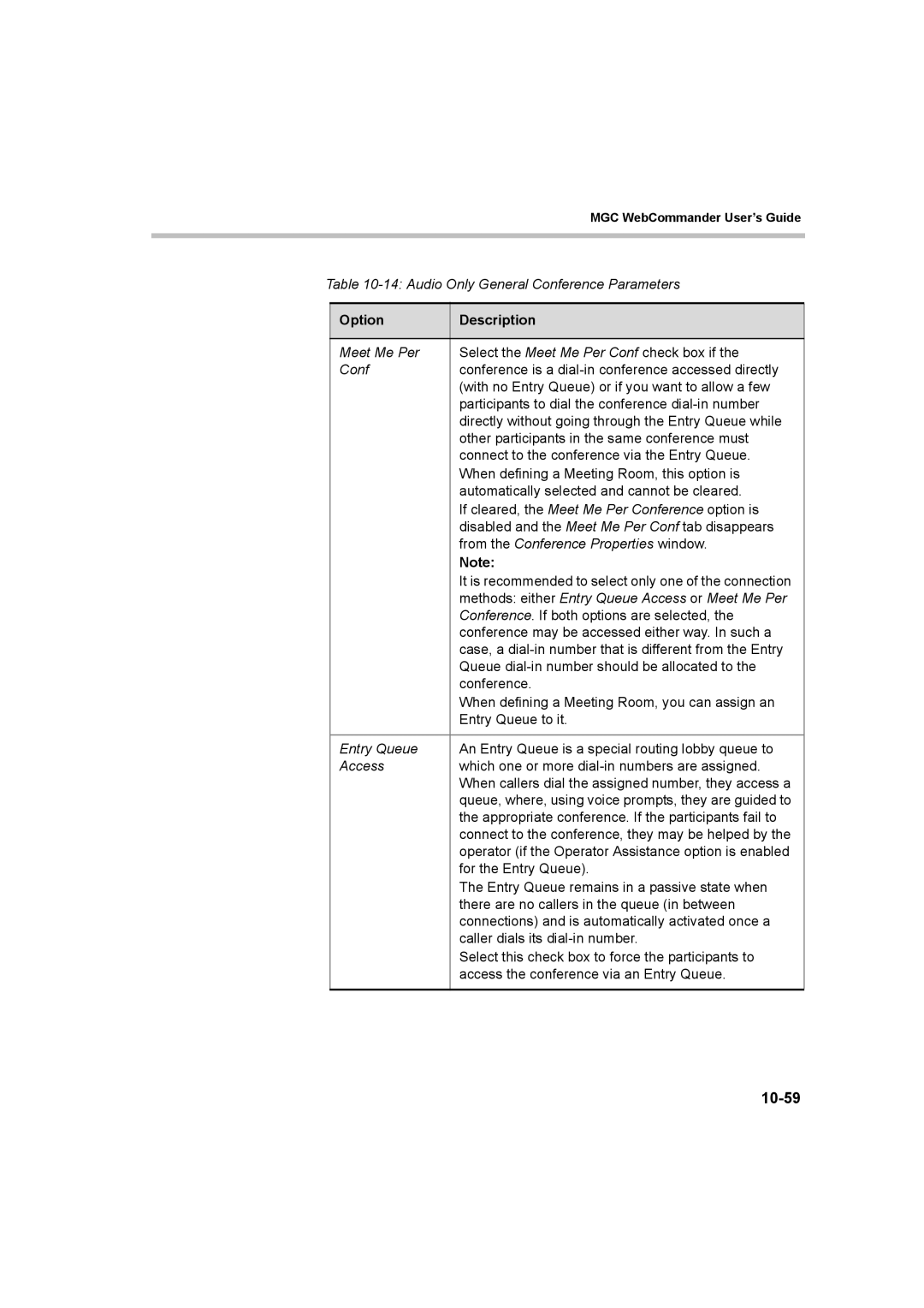 Polycom 8 manual 10-59 