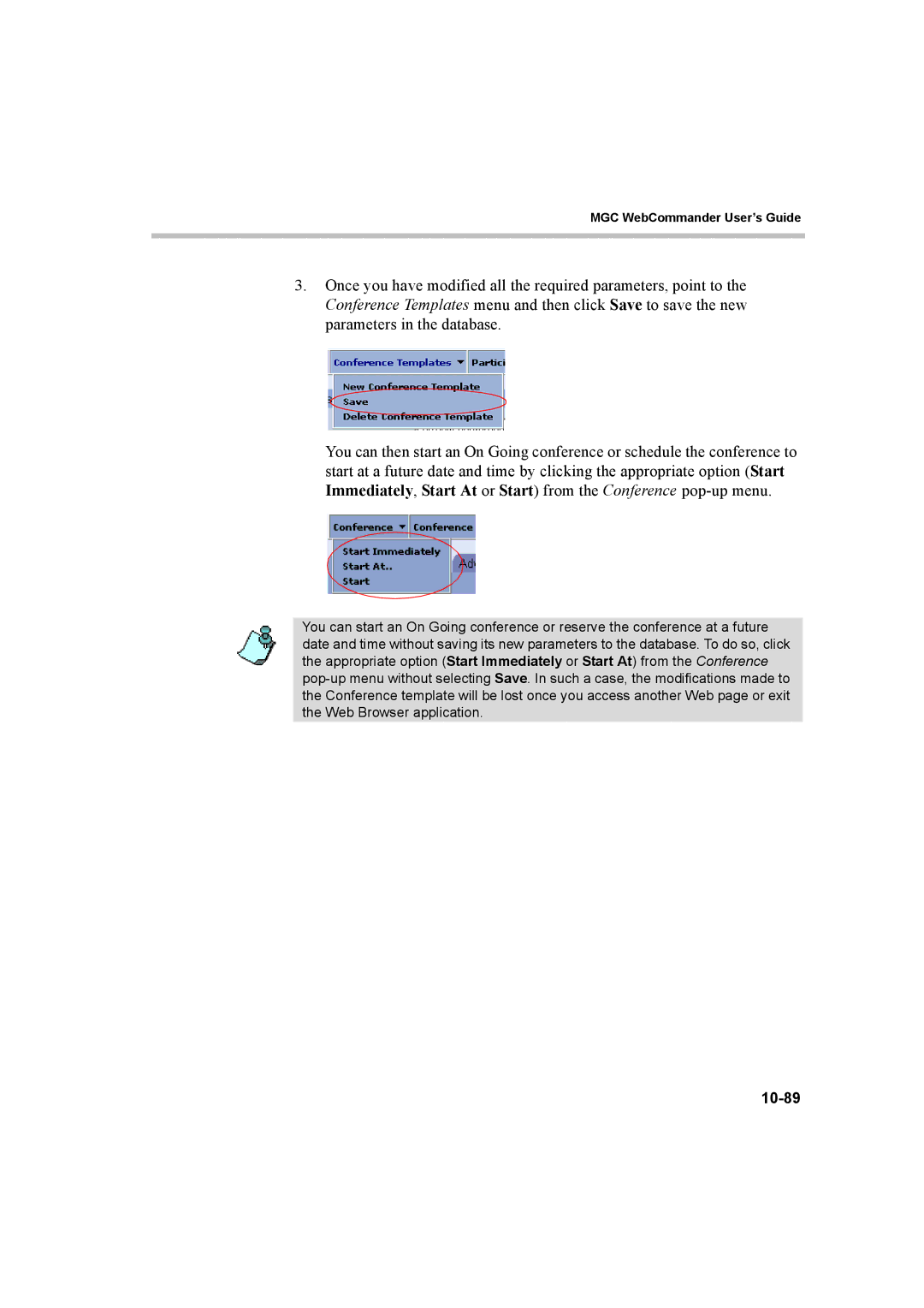 Polycom manual 10-89 