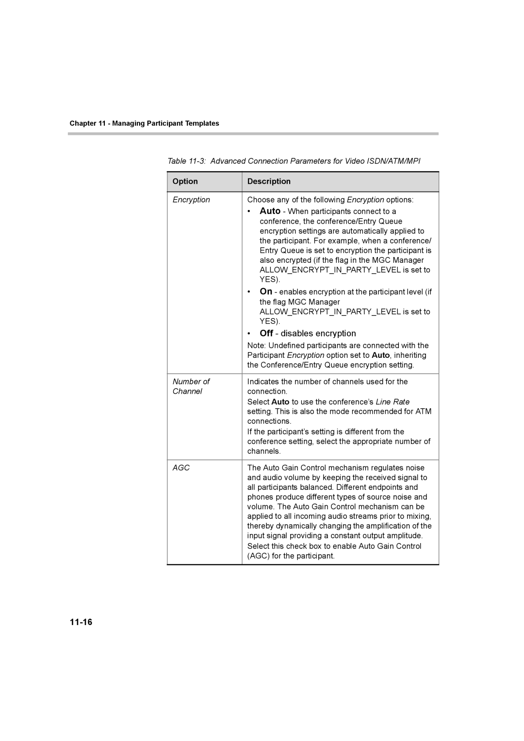 Polycom 8 manual 11-16, Yes 