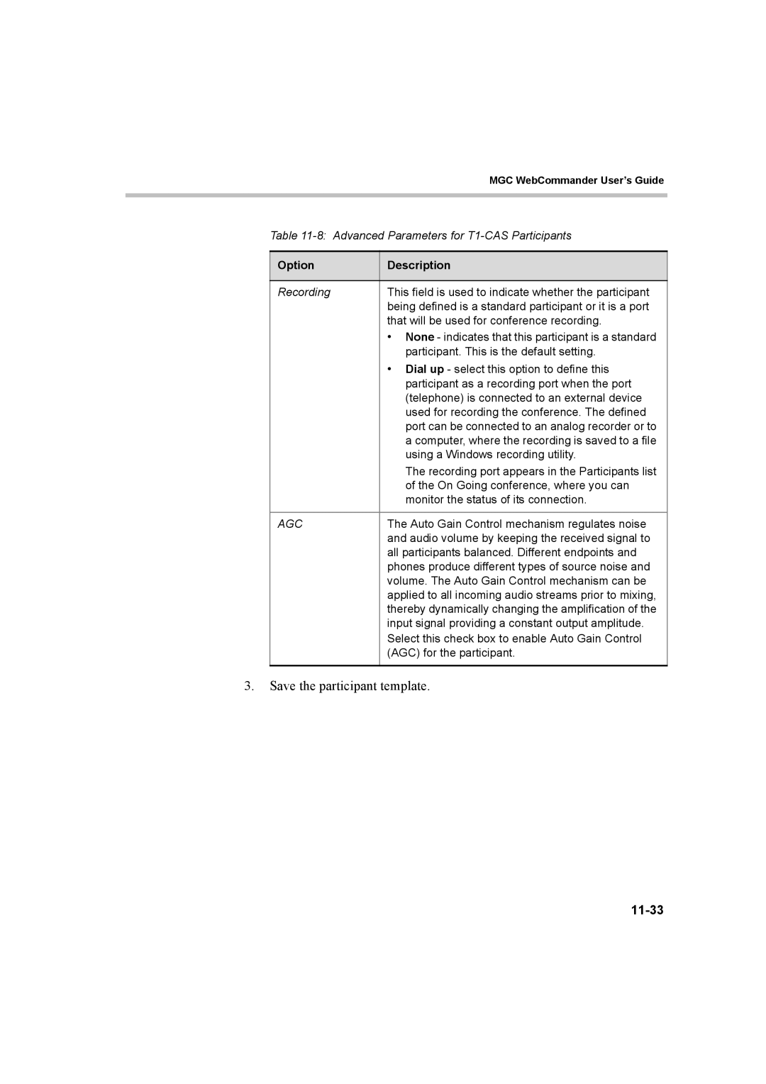 Polycom 8 manual 11-33 