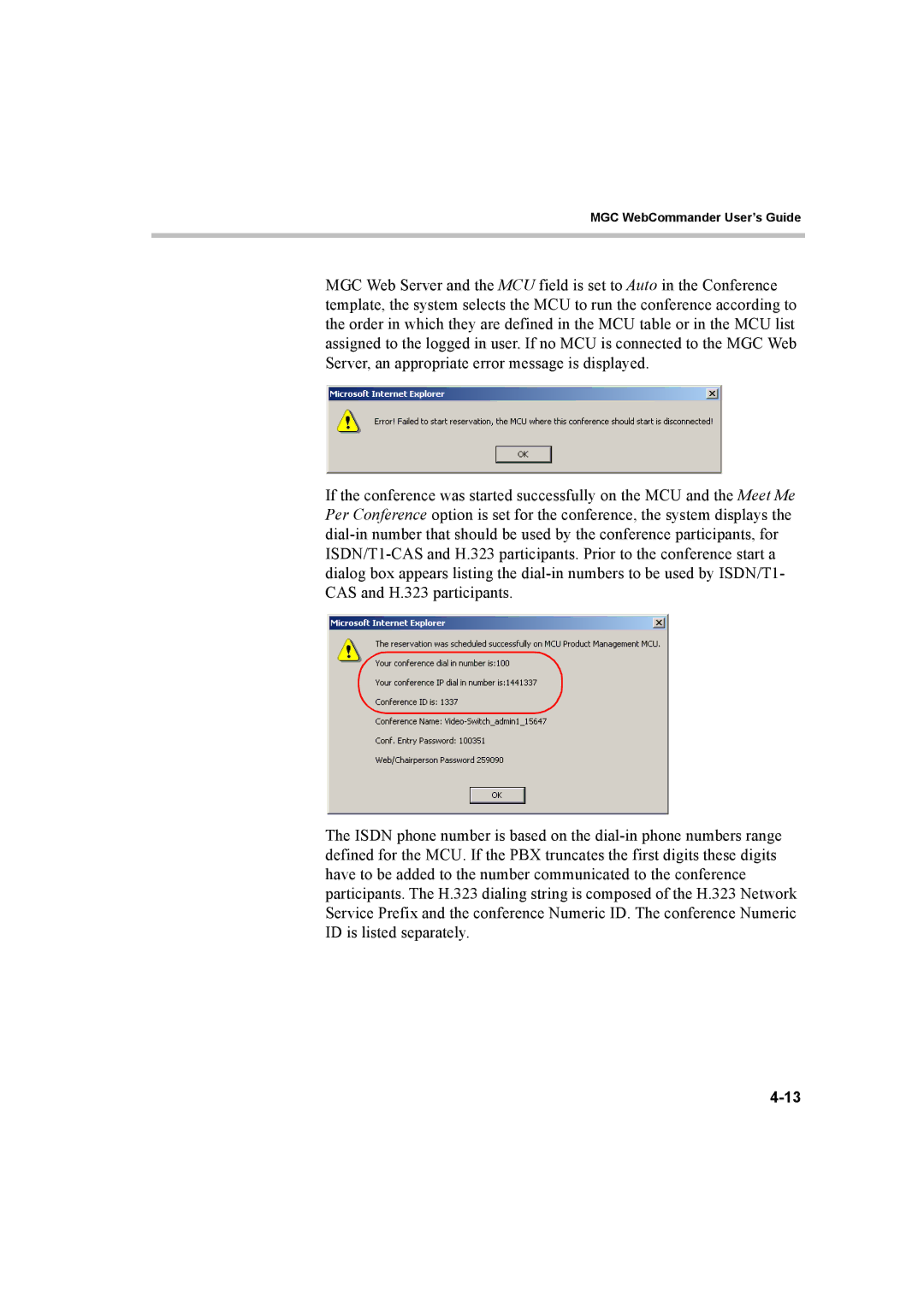 Polycom 8 manual MGC WebCommander User’s Guide 