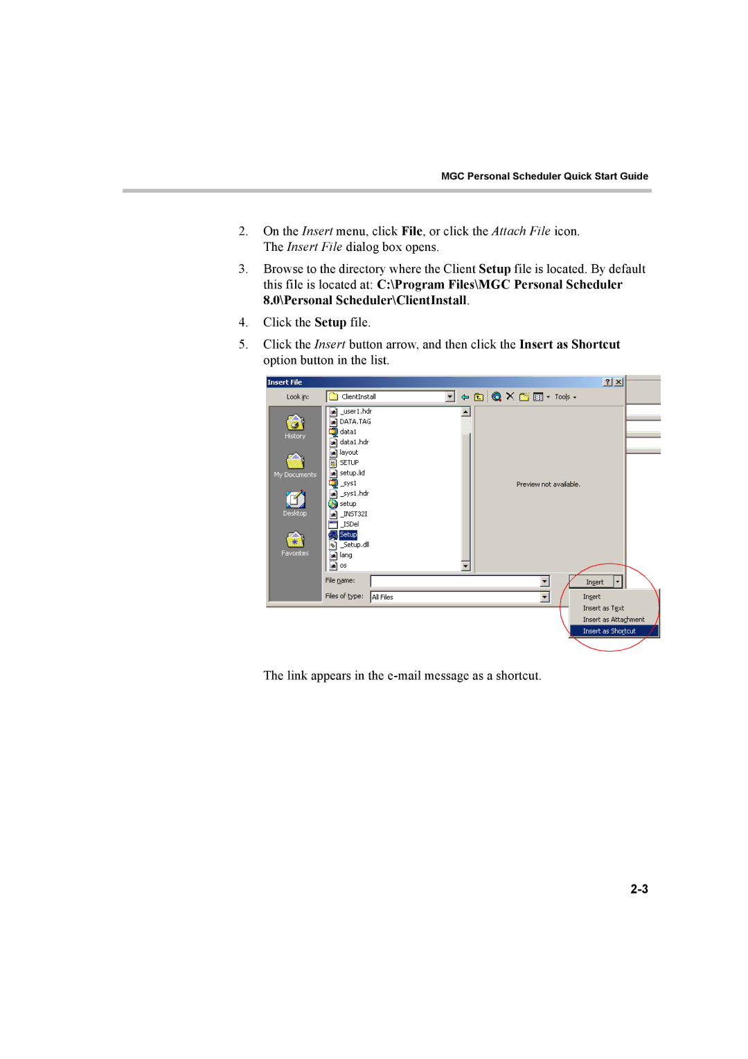 Polycom 8 quick start MGC Personal Scheduler Quick Start Guide 