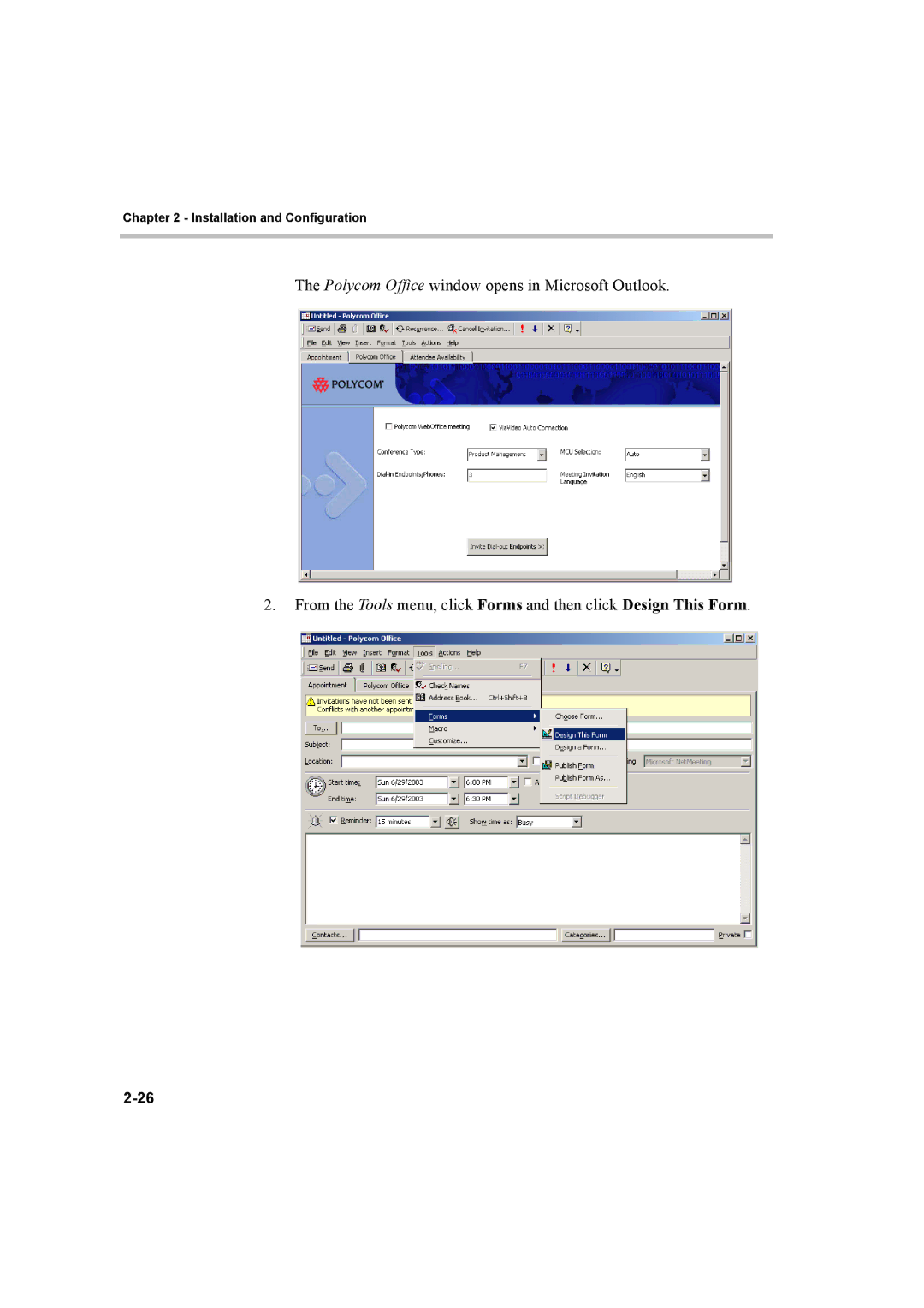 Polycom 8 quick start Installation and Configuration 