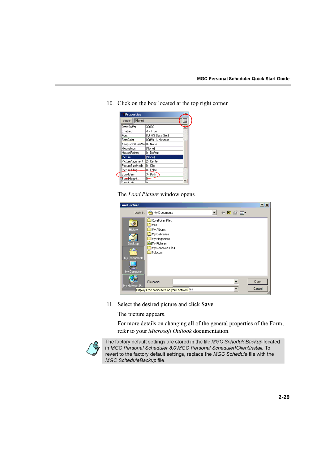 Polycom 8 quick start MGC Personal Scheduler Quick Start Guide 