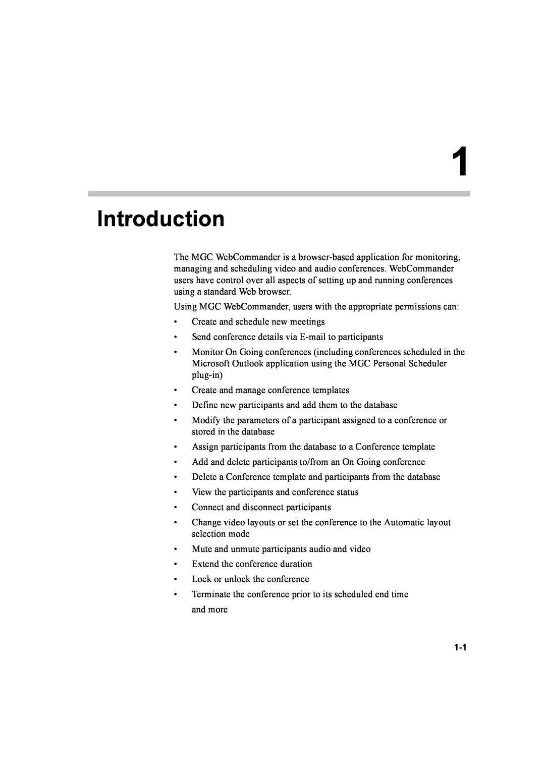 Polycom 8 manual Introduction 