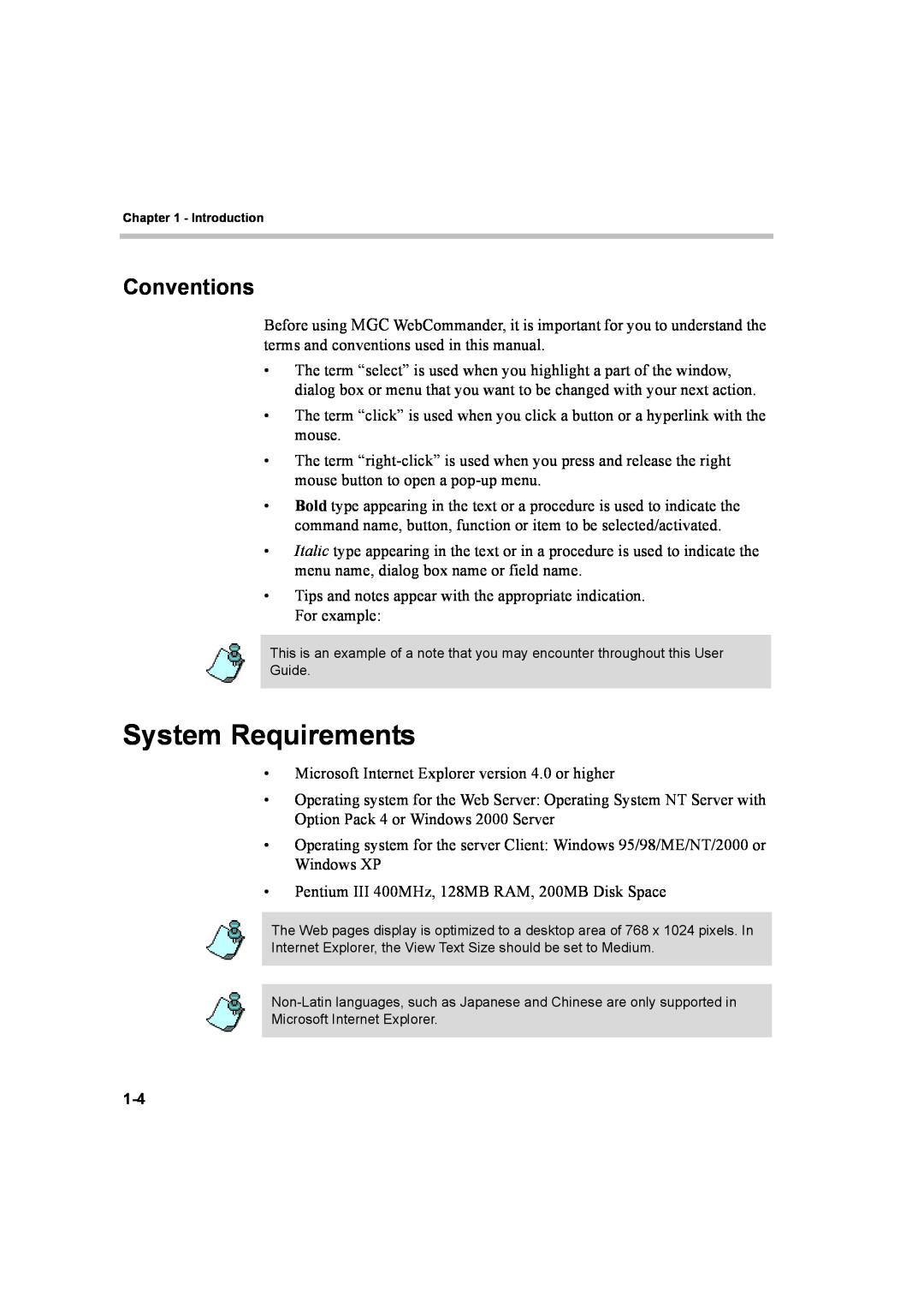 Polycom 8 manual System Requirements, Conventions 