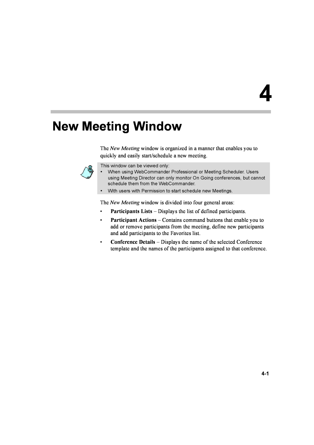 Polycom 8 manual New Meeting Window 