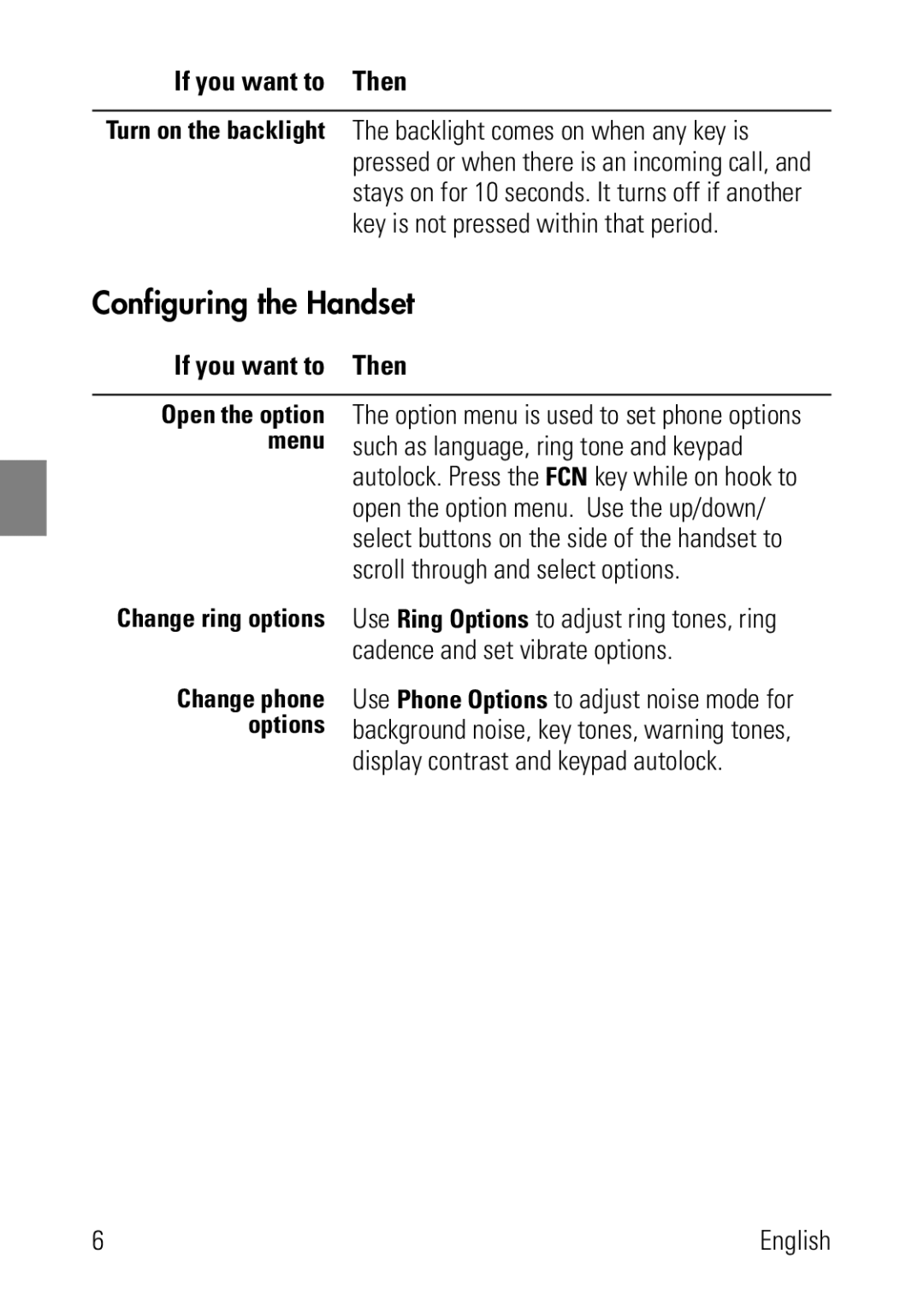 Polycom 8002 Series manual Configuring the Handset, Display contrast and keypad autolock 