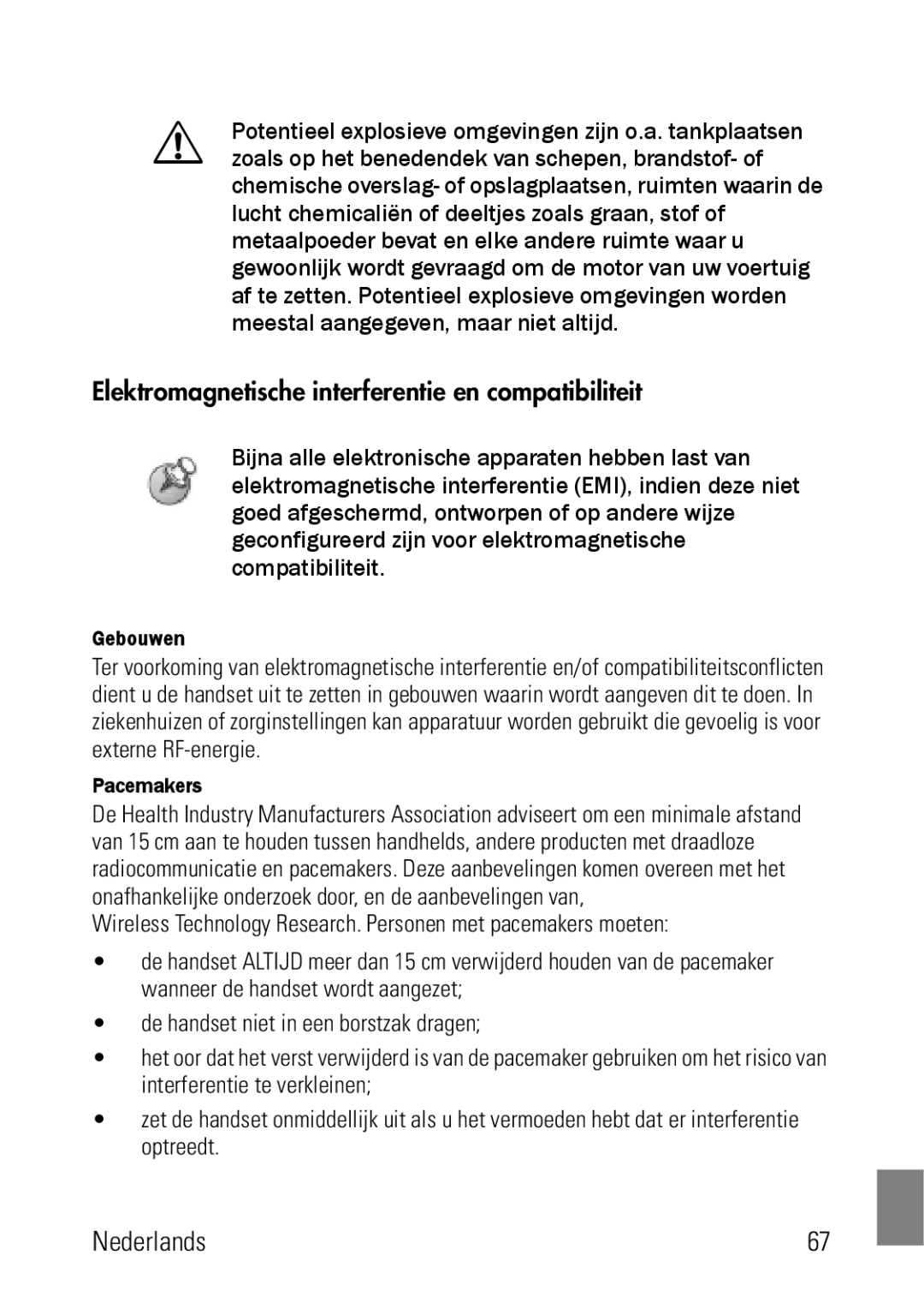 Polycom 8002 Series manual Elektromagnetische interferentie en compatibiliteit, Gebouwen 