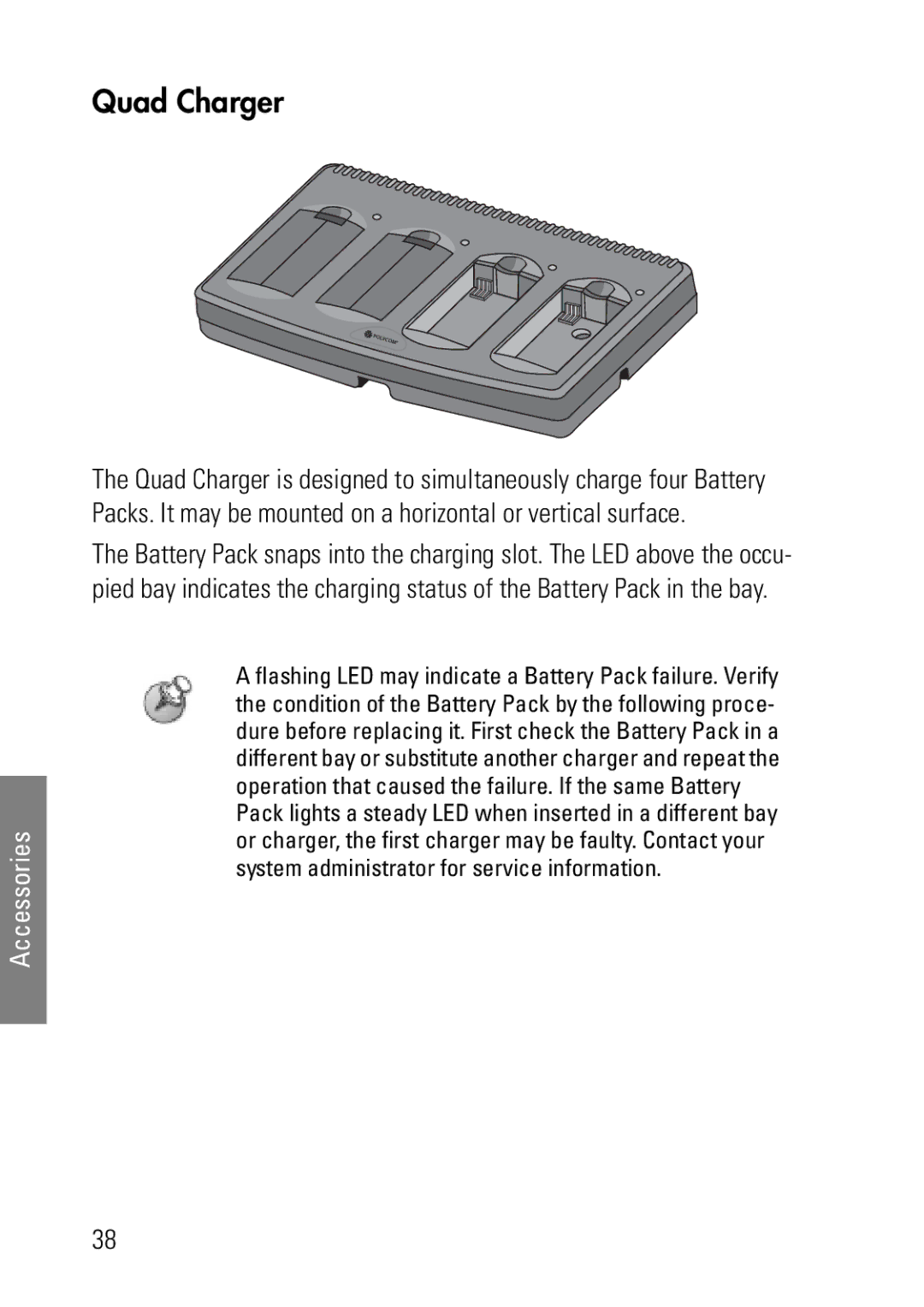 Polycom 8020, 8030 manual Quad Charger 