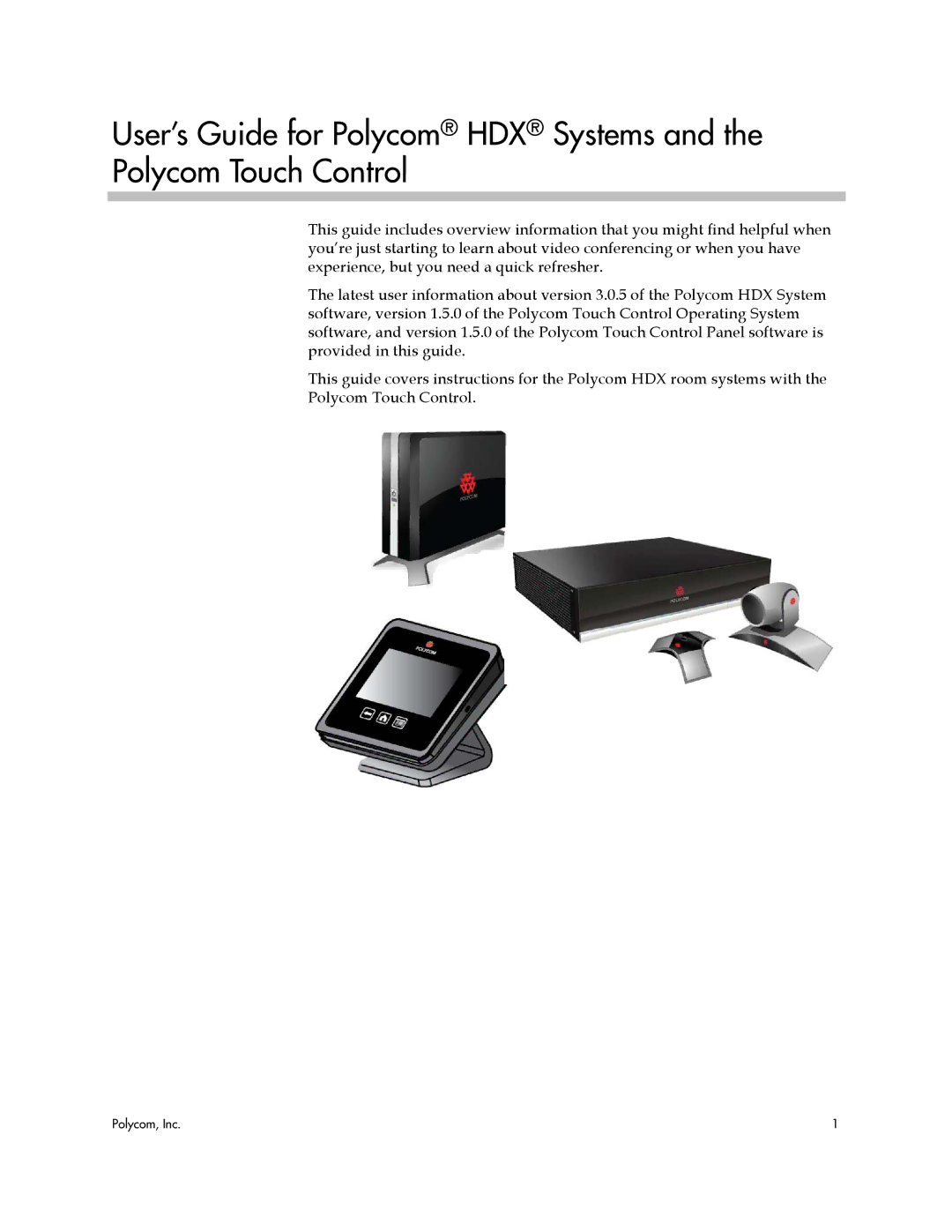 Polycom 3725-61794-005, A manual Polycom, Inc 