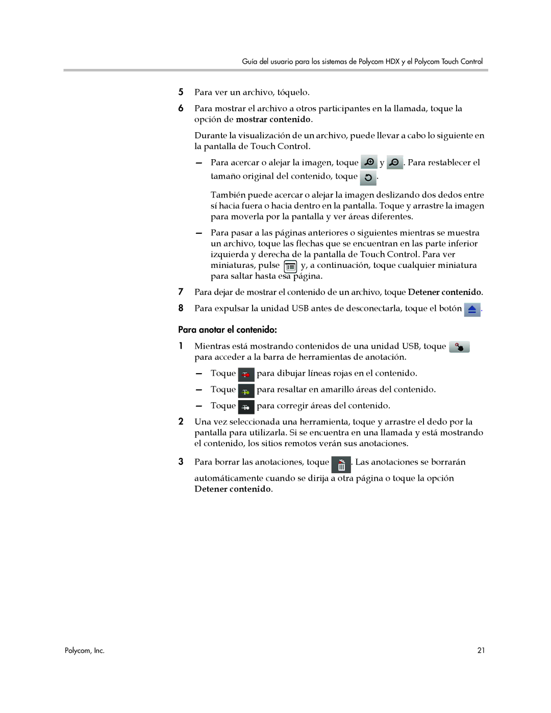 Polycom 3725-61955-004, A manual Para anotar el contenido 