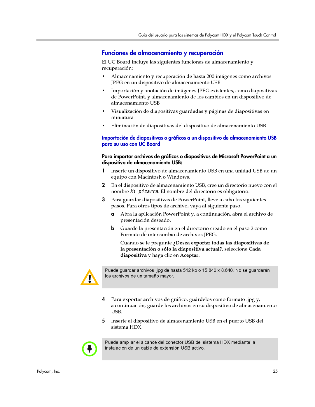 Polycom 3725-61955-004, A manual Funciones de almacenamiento y recuperación 