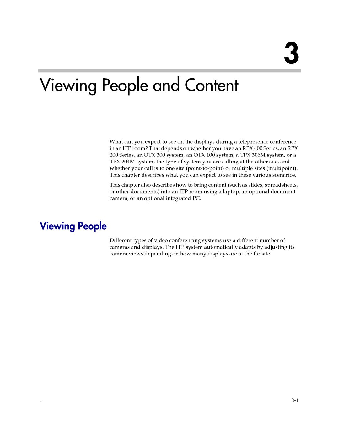 Polycom 3725-63211-002, A manual Viewing People and Content 