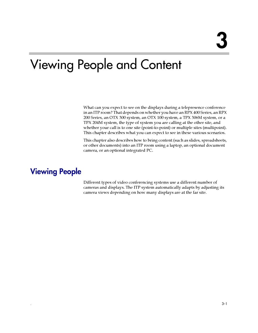 Polycom 3725-63211-002, A manual Viewing People and Content 