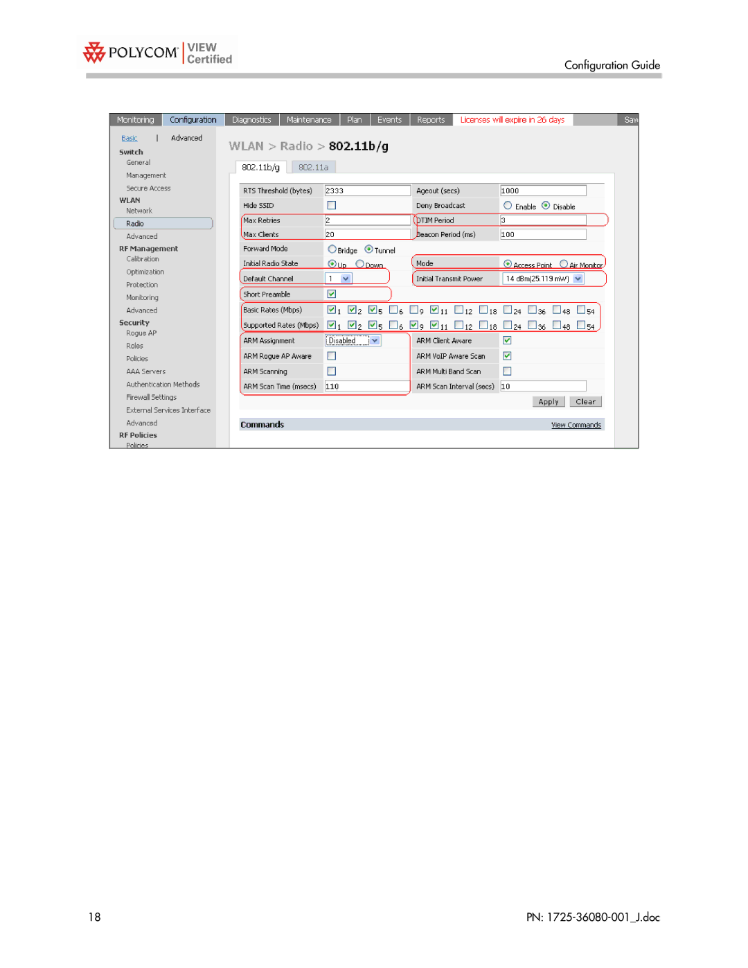 Polycom A800, A200, A6000, A2400 manual Configuration Guide 