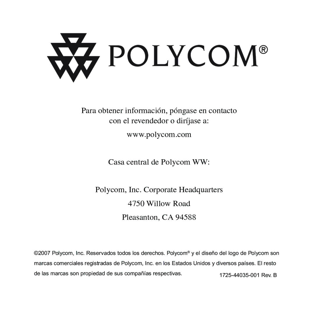 Polycom C100 manual 