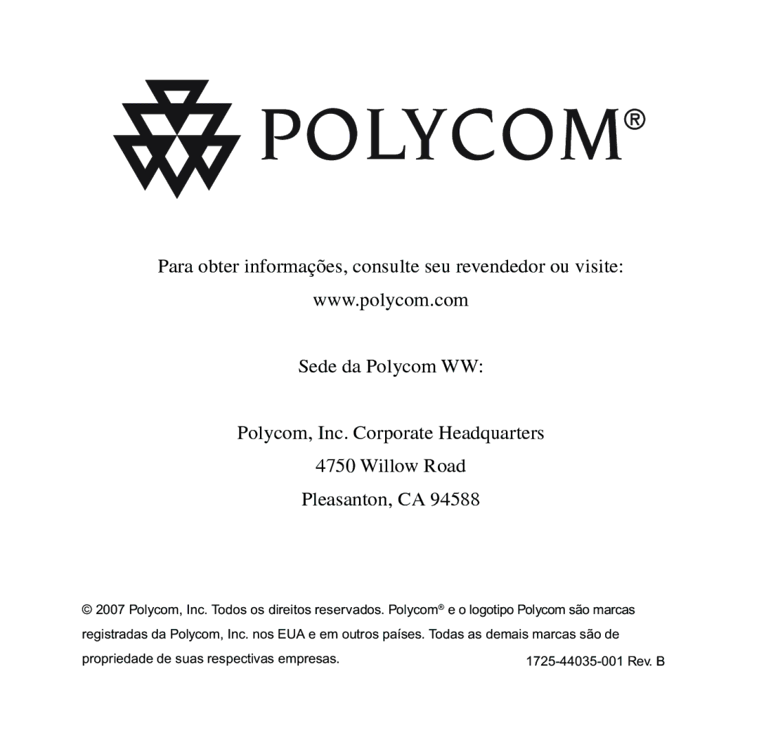 Polycom C100 manual 