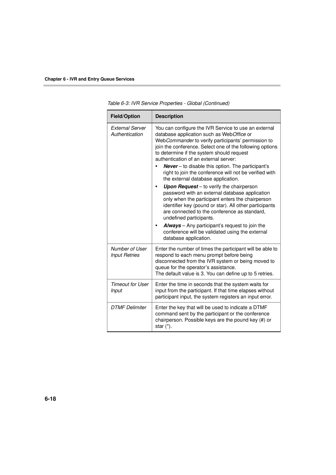 Polycom DOC2066F manual To determine if the system should request 