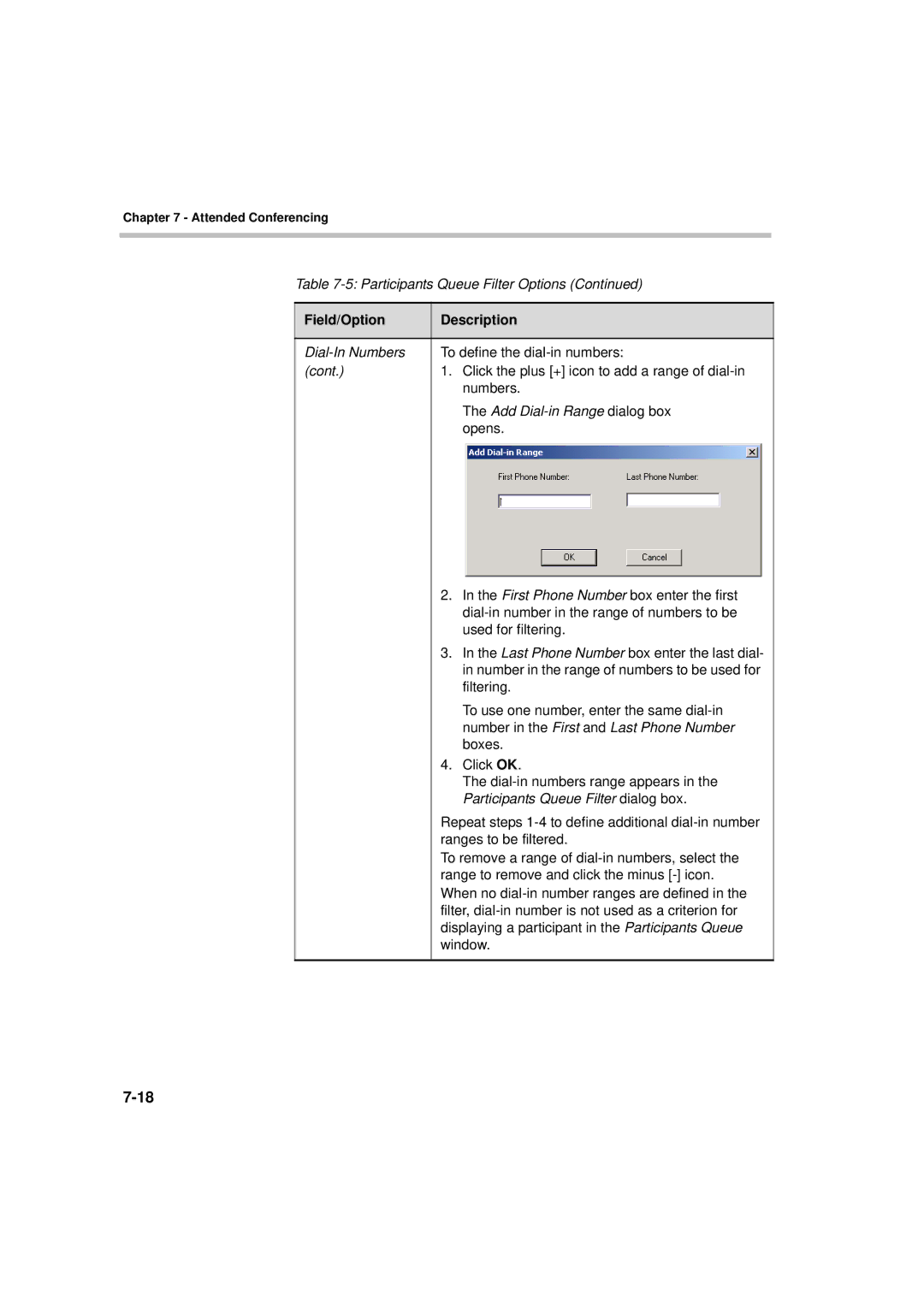 Polycom DOC2066F manual Field/Option Description 