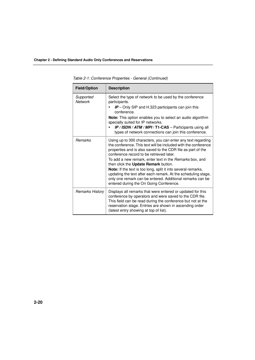 Polycom DOC2066F manual Properties and is also saved to the CDR file as part 