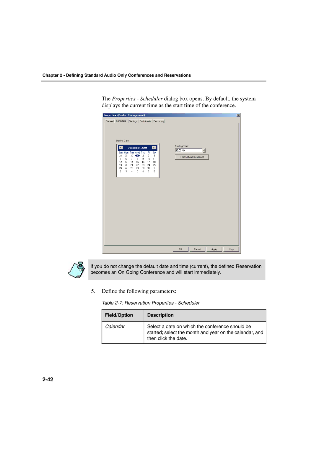 Polycom DOC2066F manual Define the following parameters 