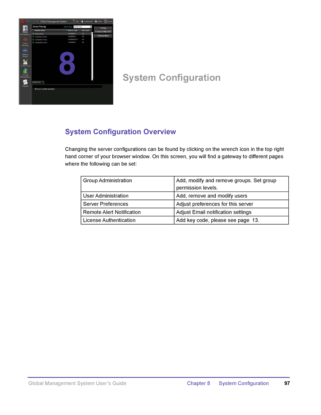 Polycom DOC2091A manual System Configuration Overview 