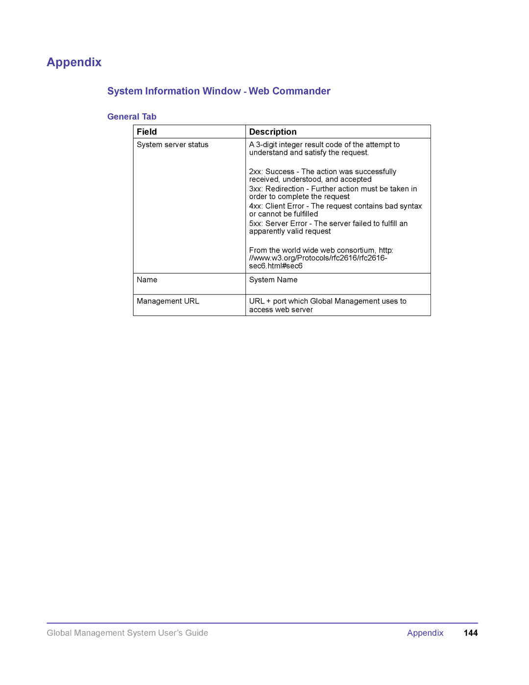 Polycom DOC2091A manual System Information Window Web Commander 