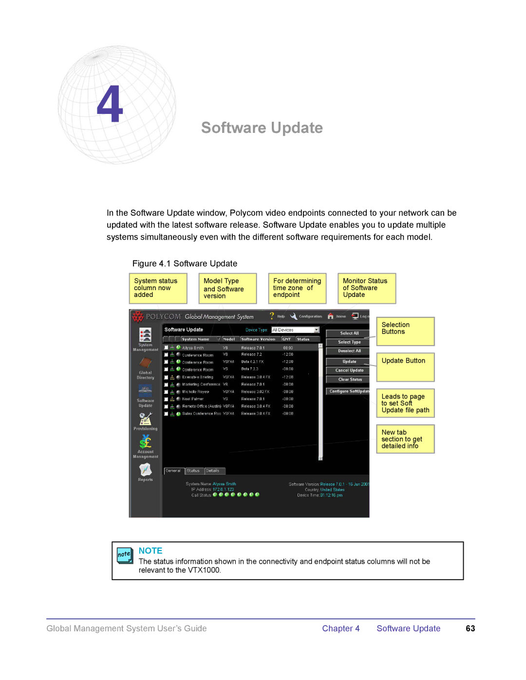 Polycom DOC2091A manual Software Update 